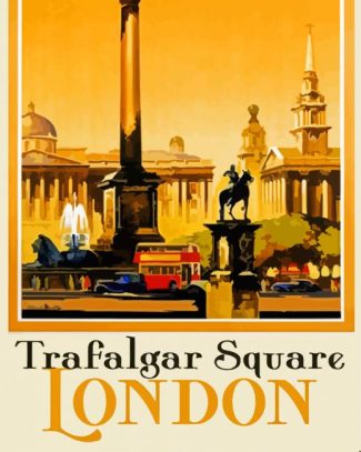 Trafalgar Square Poster Diamond Painting
