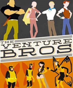 Venture Brothers Illustration Poster Diamond Painting