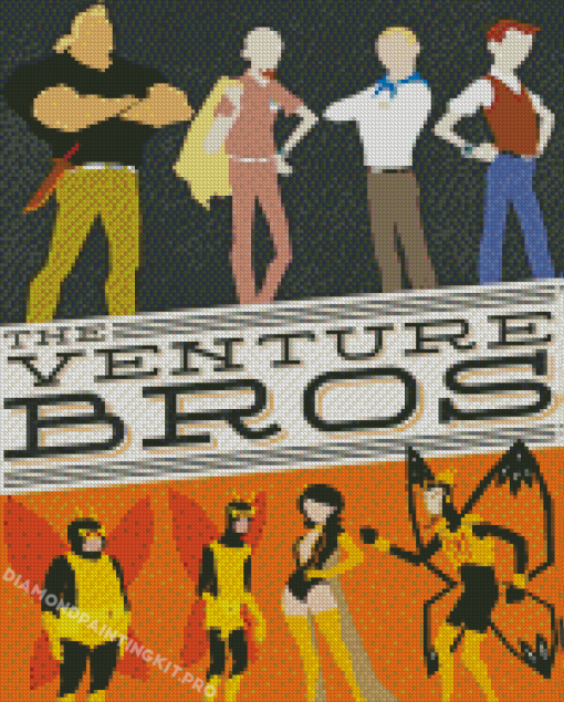 Venture Brothers Illustration Poster Diamond Painting