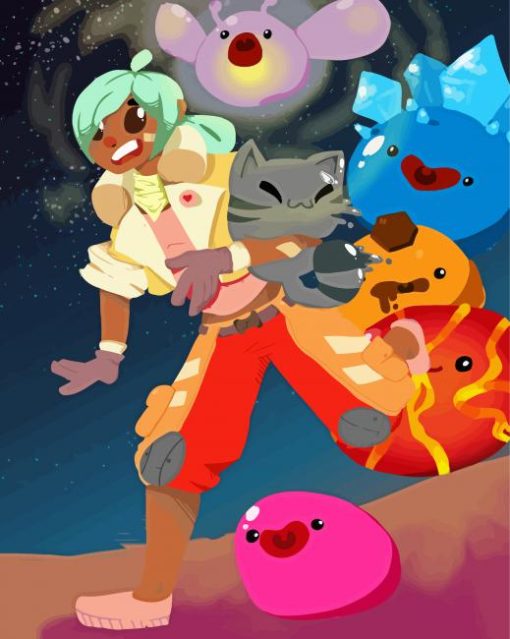 Video Game Slime Rancher Diamond Painting