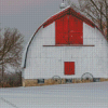 Vintage White Barn Diamond Paintings