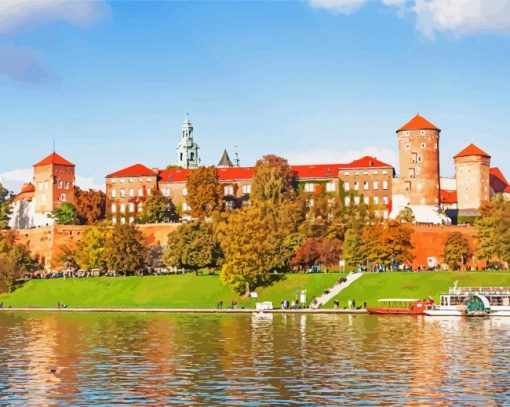 Wawel Royal Castle Poland Diamond Painting