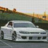 White Silvia S15 Nissan Diamond Painting