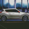 White Nissan Juke Car Diamond Paintings