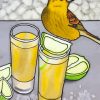 Yellowhammer Bird And Lime Juice Diamond Paintings