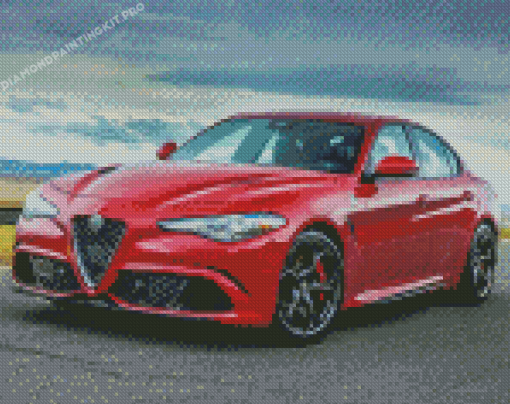 Alfa Romeo Giulia Diamond Painting