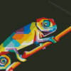 Aesthetic Chameleon Art Diamond Painting