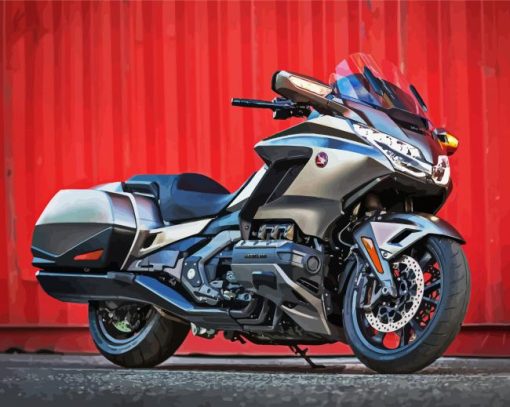 Aesthetic Honda Gold Wing Diamond Painting