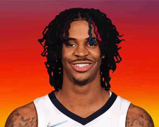 Aesthetic Ja Morant Diamond Painting