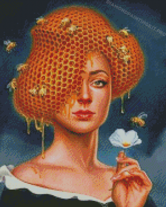Aesthetic Queen Bee Woman Diamond Paintings
