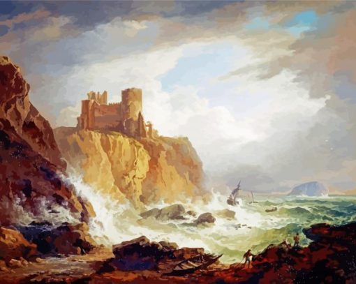 Aesthetic Seascape Castle Art Diamond Painting