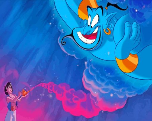 Aesthetic Aladdin Genie Diamond Painting