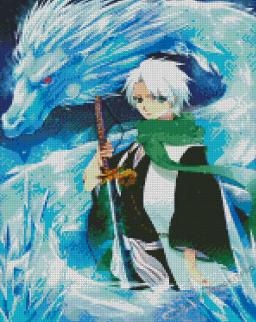 Aesthetic Toshiro Hitsugaya Bleach Anime Diamond Painting