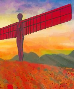 Angel Of The North Art Diamond Painting