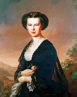 Beautiful Empress Elisabeth Of Austria Diamond Paintings