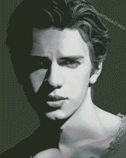 Black And White Hayden Christensen Diamond Painting