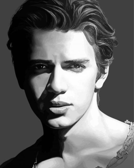 Black And White Hayden Christensen Diamond Painting