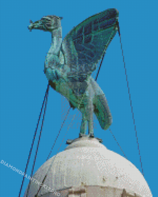 Blue Liver Bird Diamond Painting