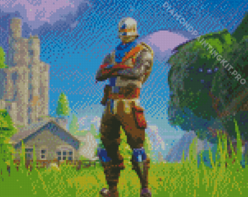 Blue Squire Diamond Painting