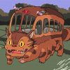 Catbus Totoro Anime Catbus Diamond Paintings