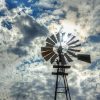 Cloudy Windpump Diamond Painting