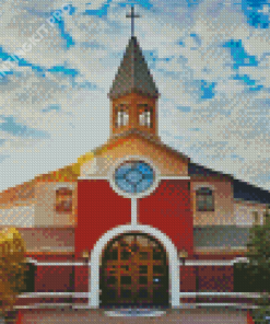 College Station Church Diamond Painting