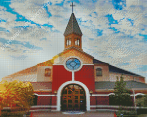 College Station Church Diamond Painting