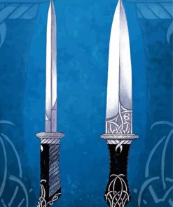 Cool Dagger Diamond Paintings