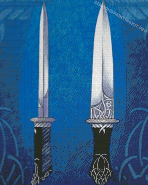 Cool Dagger Diamond Paintings