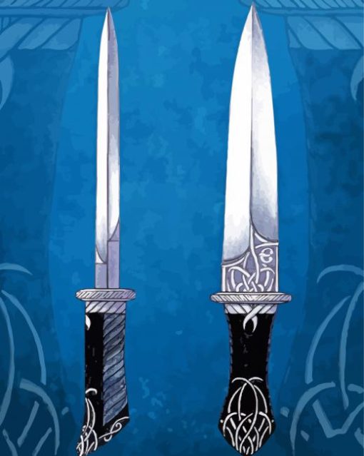 Cool Dagger Diamond Paintings