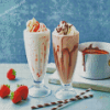 cool Milkshake Diamond Paintings