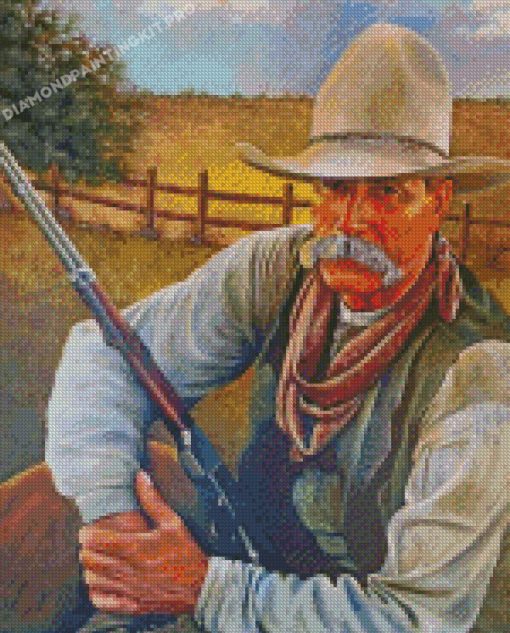 Cool Sam Elliott Diamond Painting