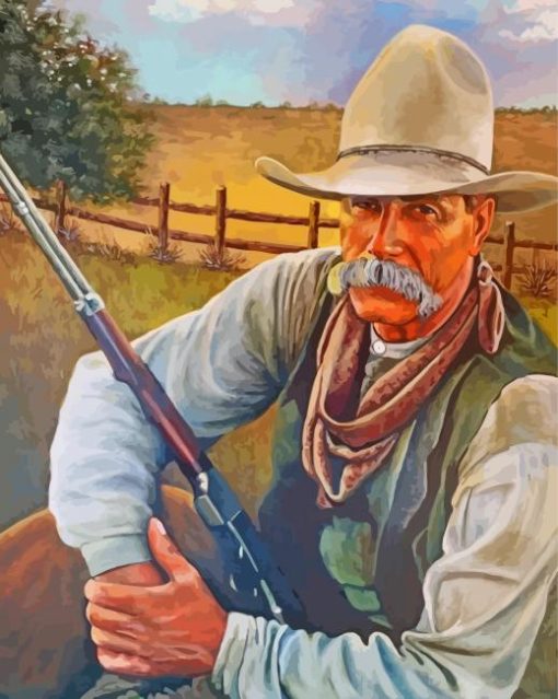 Cool Sam Elliott Diamond Painting