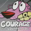 Courage The Cowardly Dog Diamond Painting