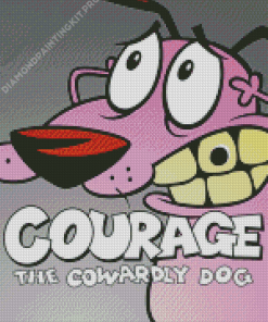 Courage The Cowardly Dog Diamond Painting