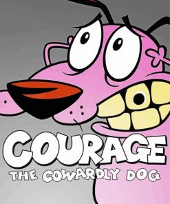 Courage The Cowardly Dog Diamond Painting