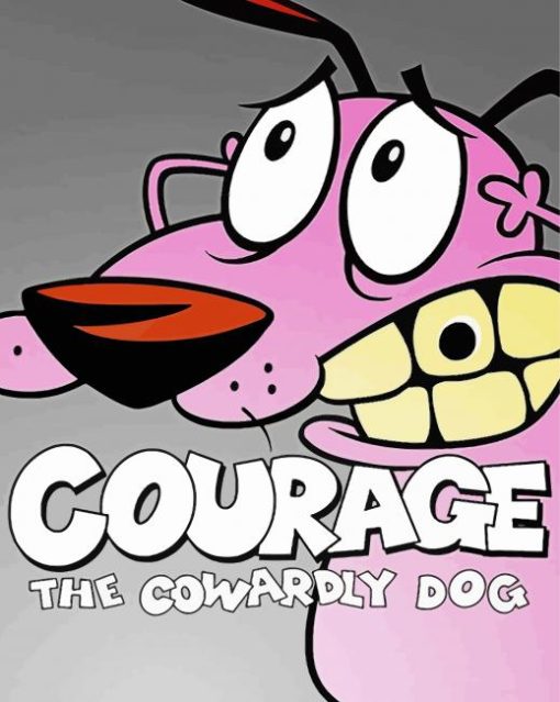 Courage The Cowardly Dog Diamond Painting