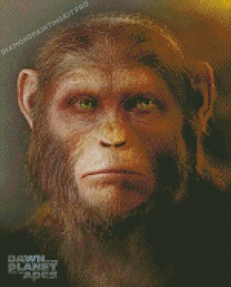 Dawn Of The Planet Of The Apes Diamond Painting