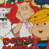 Dennis The Menace Cartoon Poster Diamond Paintings