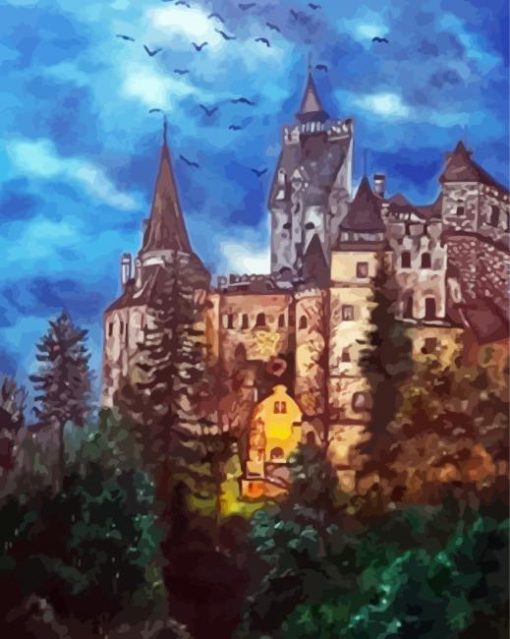 Dracula Castle Diamond Painting