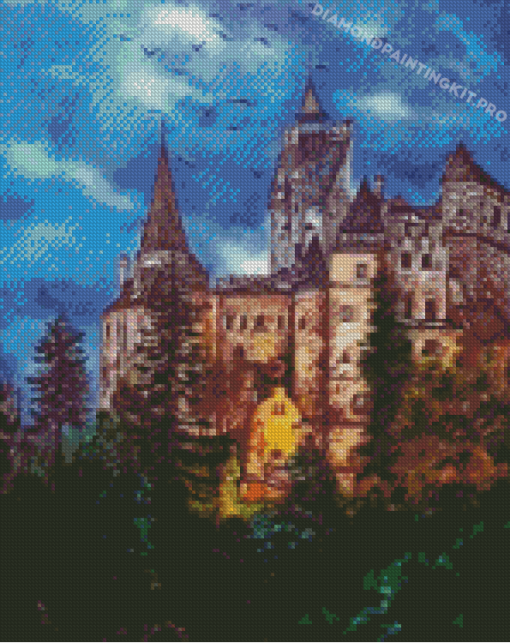 Dracula Castle Diamond Painting