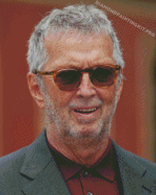 English Guitarist Eric Clapton Diamond Painting
