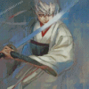 Gintoki Anime Character Art Diamond Painting