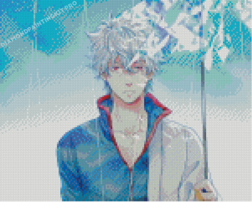 Gintoki Character Diamond Painting