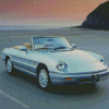 Grey Old Convertible Diamond Painting