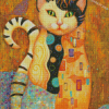 Gustav Klimt Cat Diamond Paintings