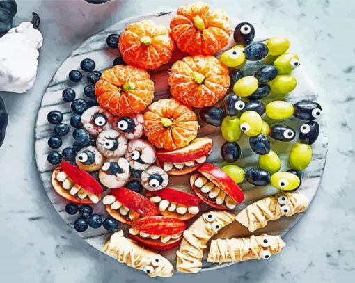 Halloween Food Art Diamond Paintings