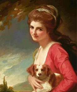 Lady And Her Puppy By Toulmouche Diamond Paintings