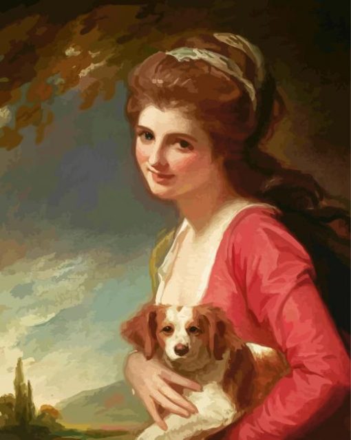 Lady And Her Puppy By Toulmouche Diamond Paintings