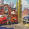 Lightning Mcqueen And Mater Diamond Paintings